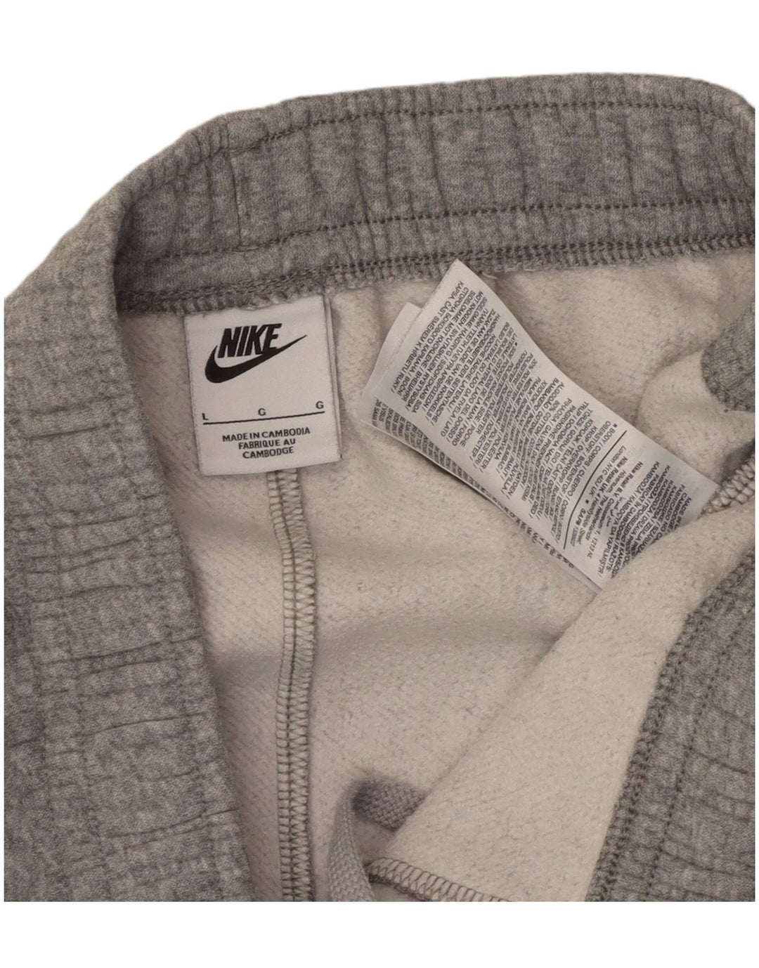 Nike Mens Cargo Tracksuit Trousers Joggers Large Grey Cotton