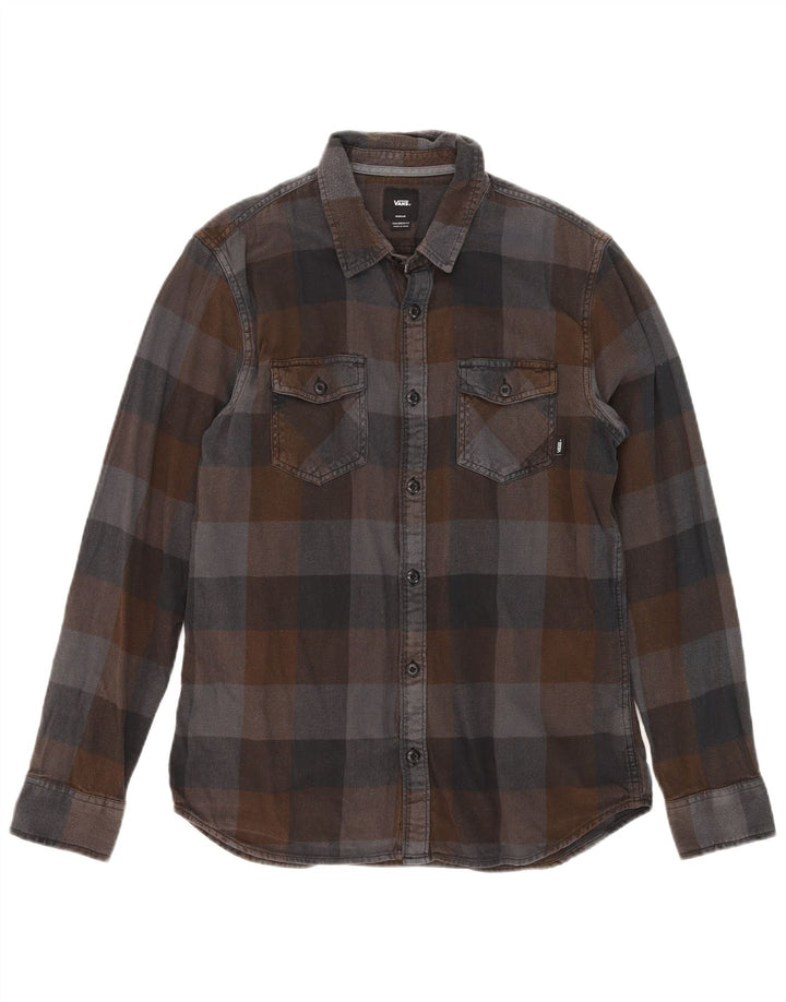 Vans Mens Tailored Fit Flannel Shirt Medium Multicoloured Check Cotton