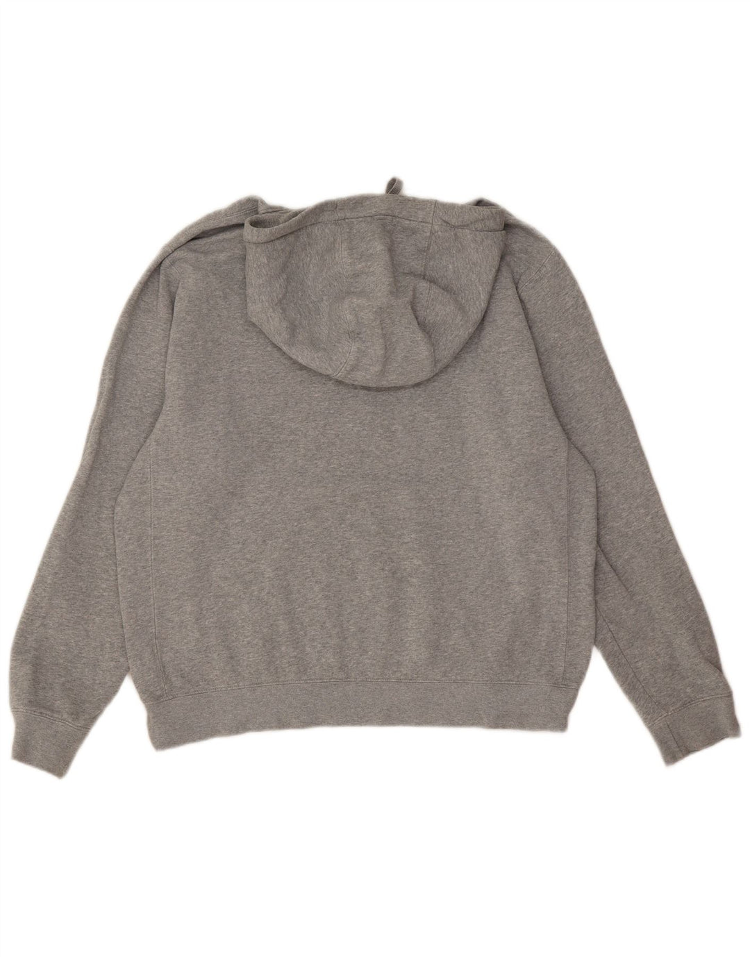 Nike Mens Hoodie Jumper Medium Grey Flecked Cotton