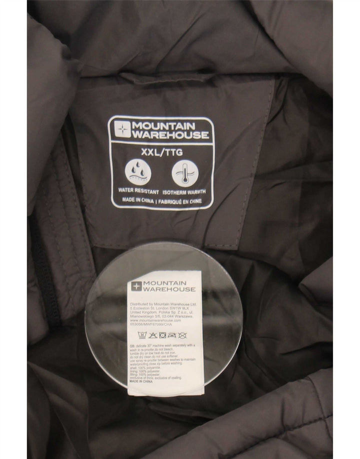 Mountain Warehouse Mens Padded Gilet UK 44 2XL Grey Polyamide
