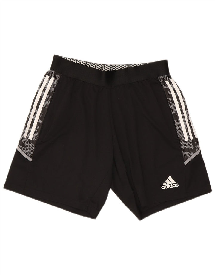 Adidas Mens Sport Shorts Medium Black Camouflage Polyester