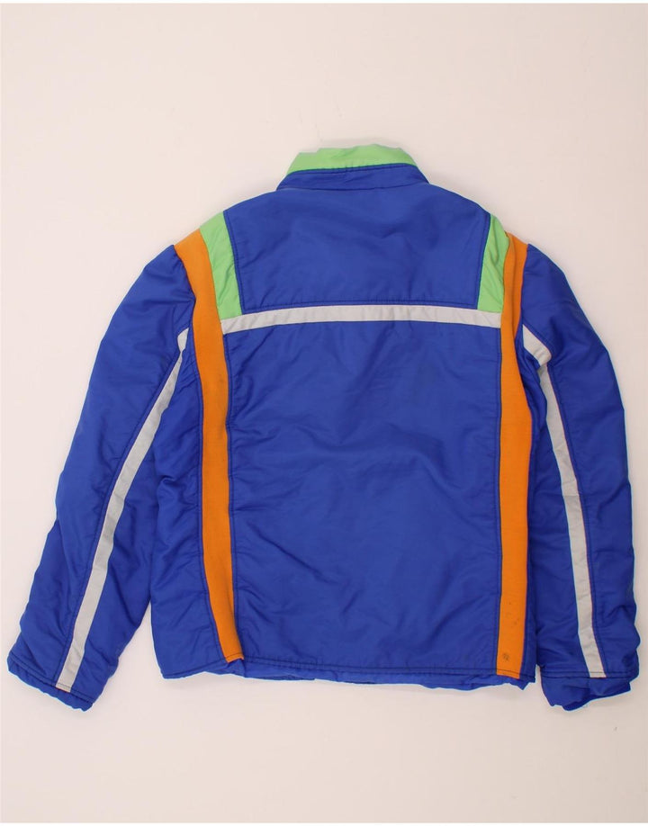 HENRI CHARLES COLSENET Womens Windbreaker Jacket IT 52 2XL Blue Vintage HENRI CHARLES COLSENET and Second-Hand HENRI CHARLES COLSENET from Messina Hembry 