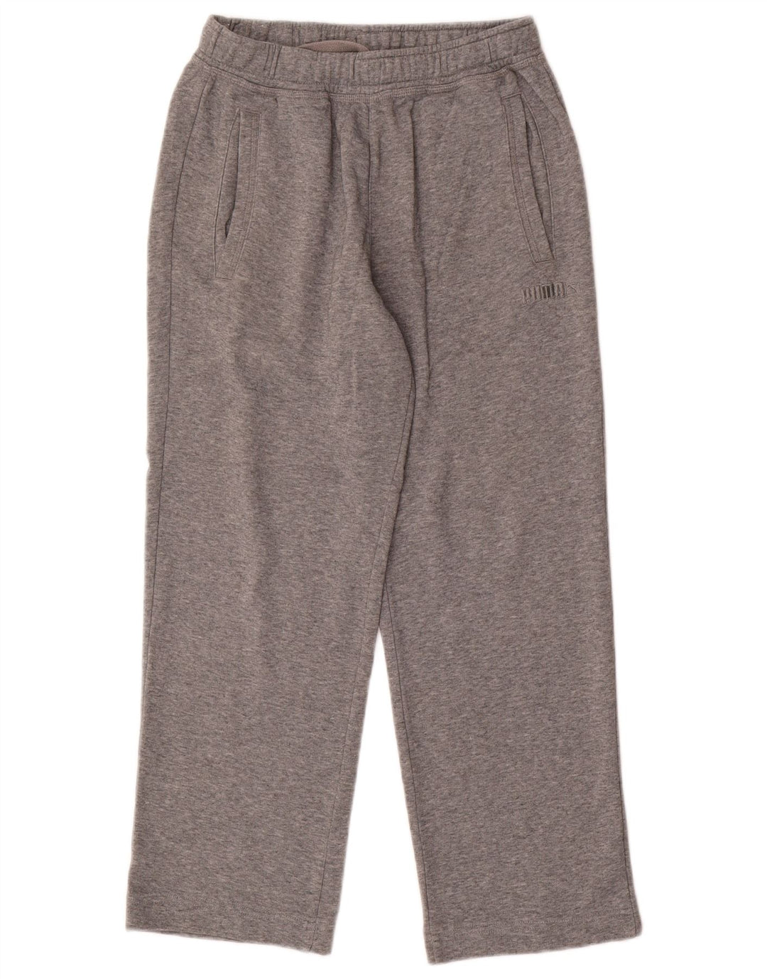 Puma Mens Tracksuit Trousers Small  Grey Cotton