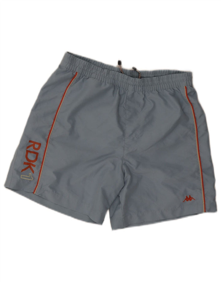Kappa Mens Graphic Swimming Shorts Small  Blue