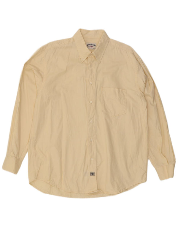 Carrera Mens Shirt XL Yellow Cotton