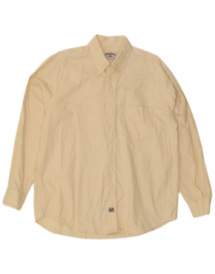 Carrera Mens Shirt XL Yellow Cotton