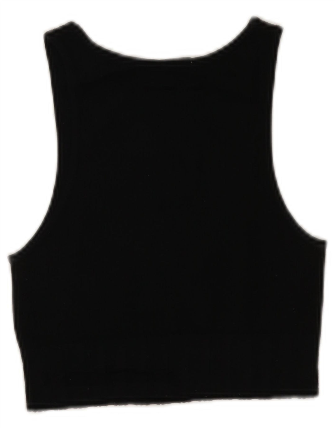 ZARA Womens Crop Vest Top UK 4 XS Black