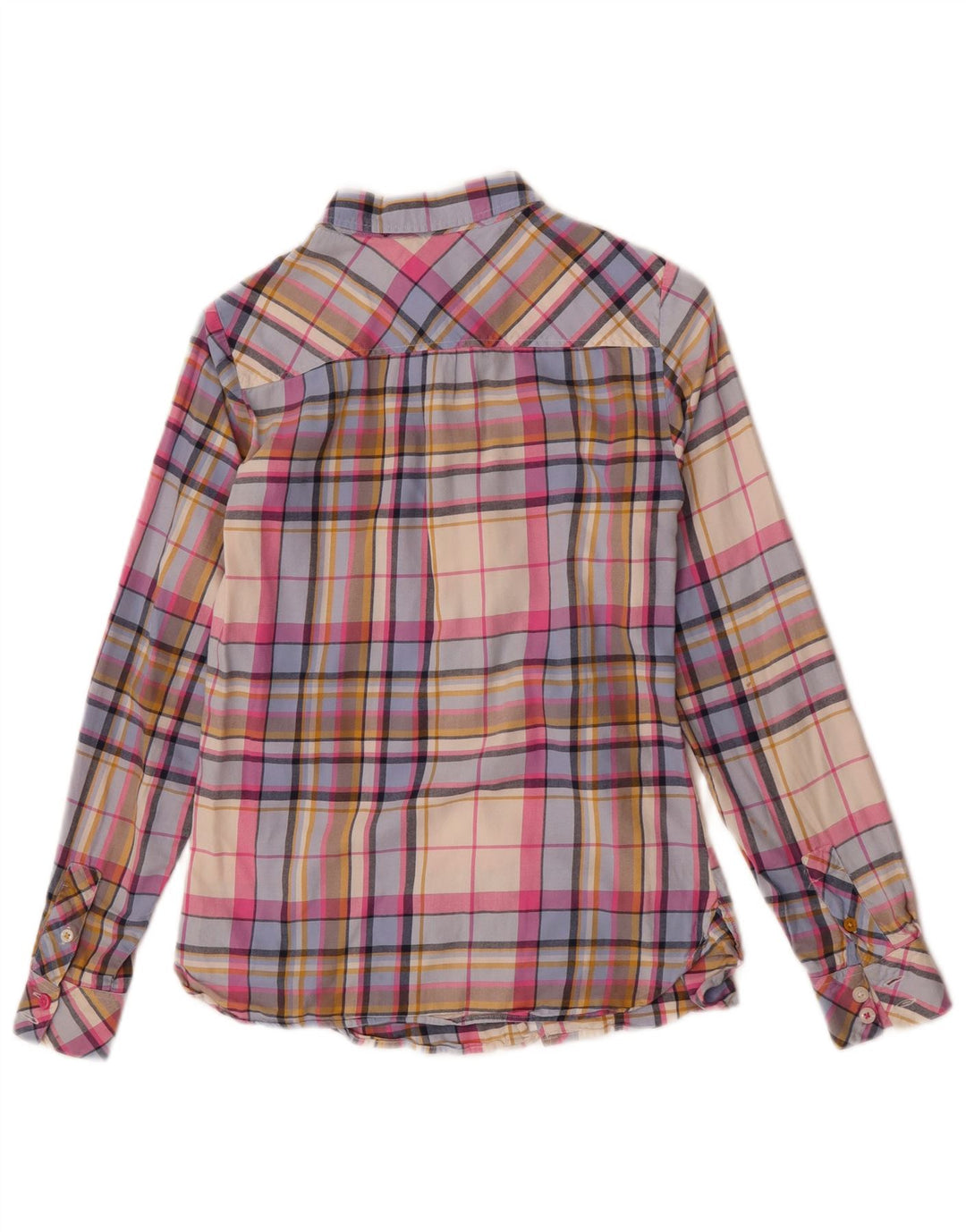 Joules Womens Shirt UK 8 Small Multicoloured Check Cotton