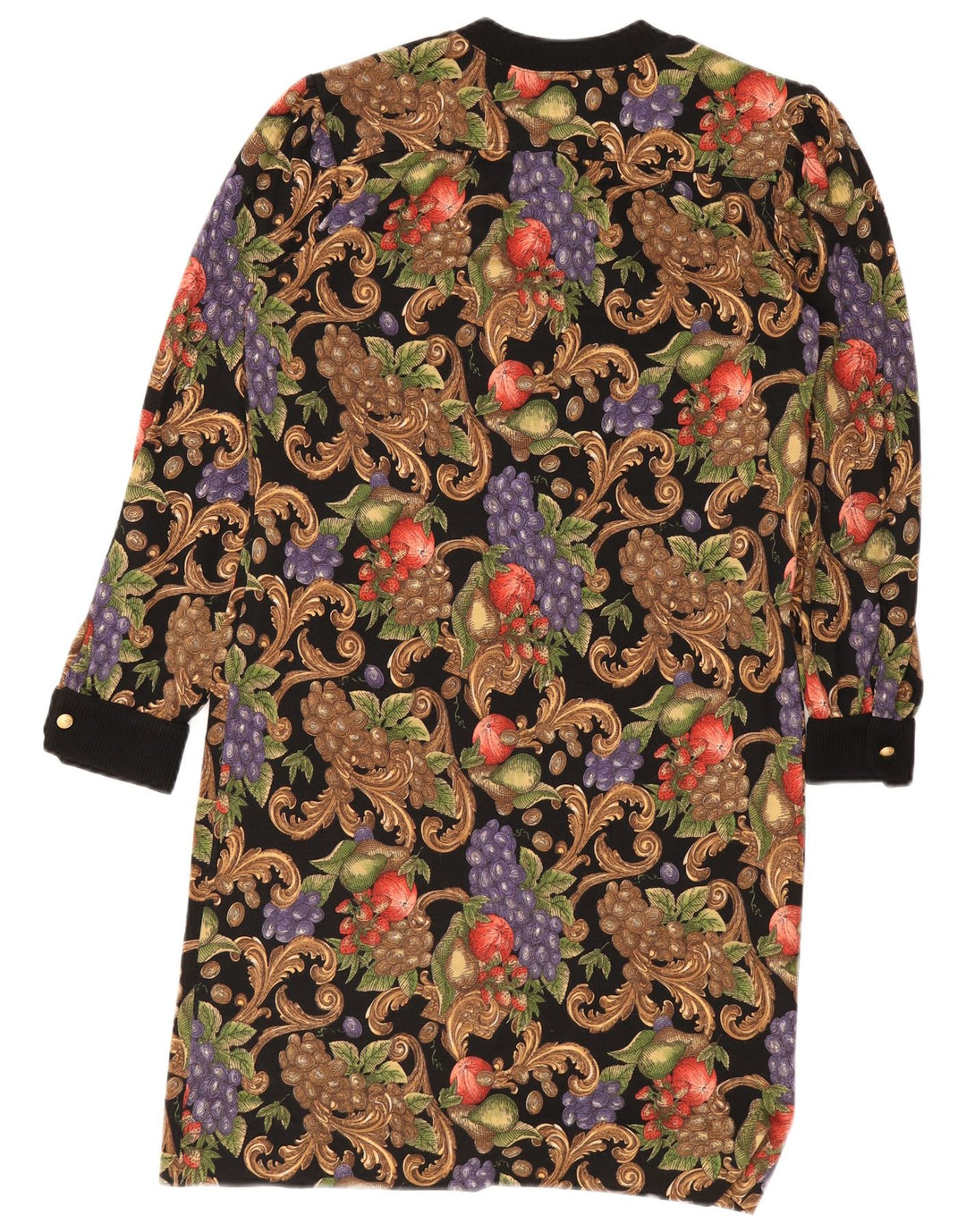 Vintage Womens Shift Dress UK 12 Medium Multicoloured Floral