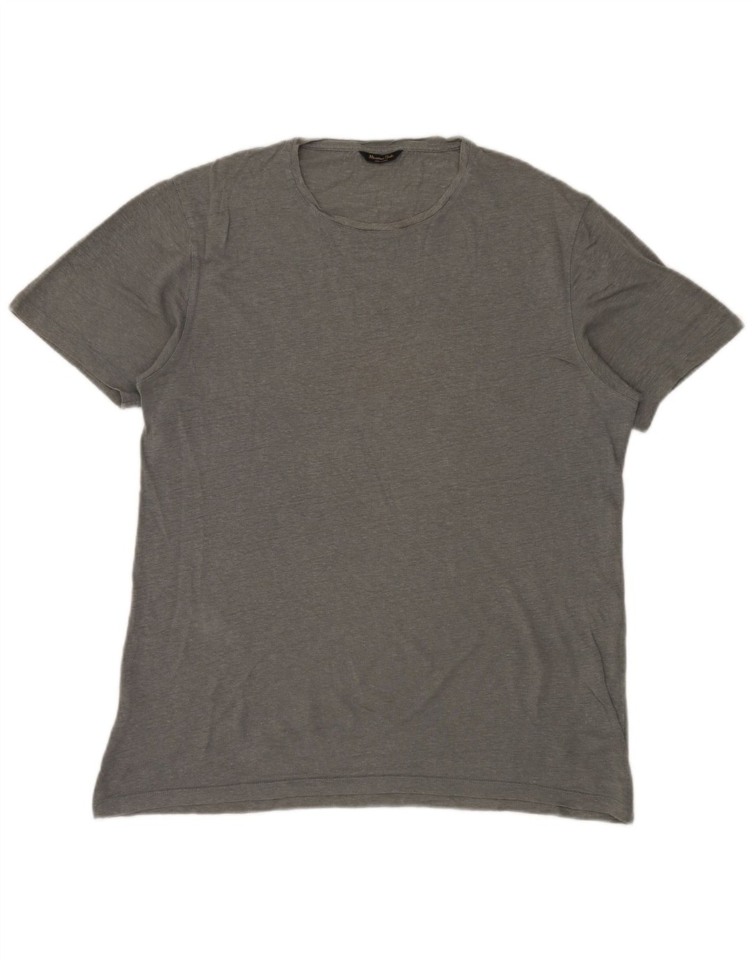 MASSIMO DUTTI Mens T-Shirt Top XL Grey