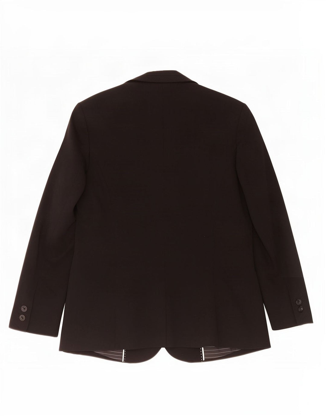 Marks & Spencer Womens 1 Button Blazer Jacket UK 12 Medium Black Polyester