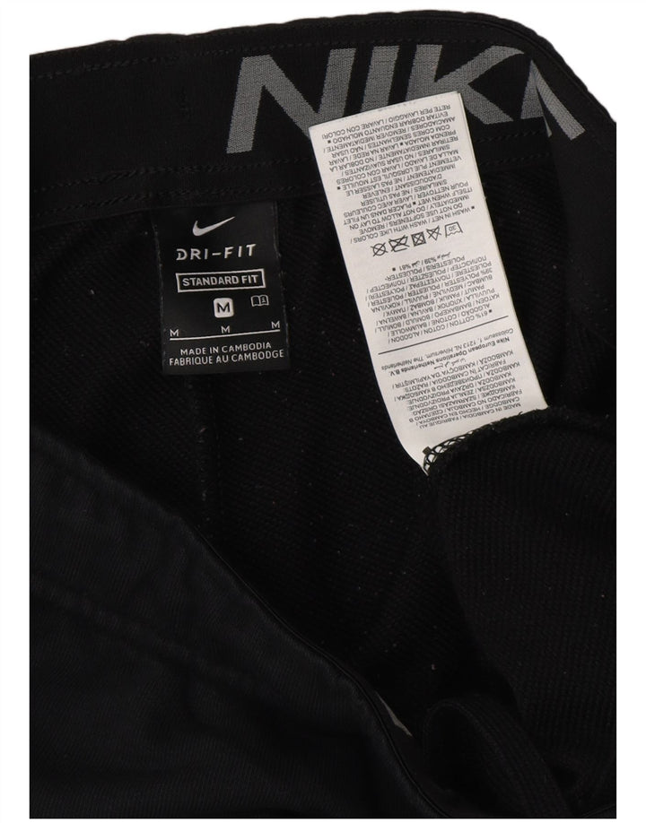 NIKE Mens Dri Fit Standard Fit Tracksuit Trousers Joggers Medium  Black