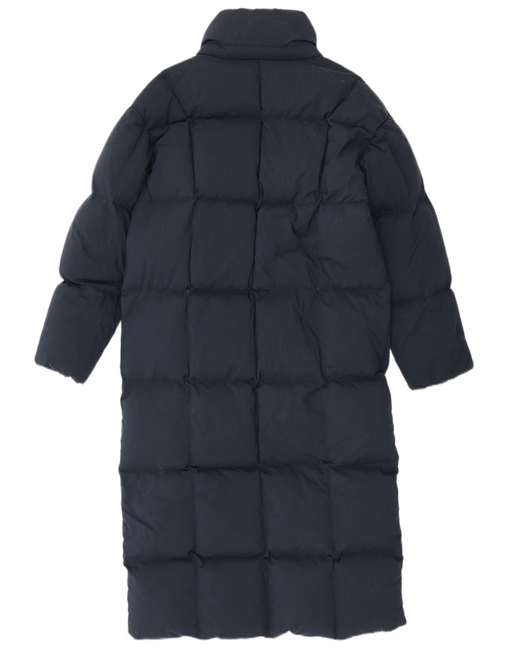 Tommy Hilfiger Womens Oversized Padded Coat UK 10 Small Navy Blue Polyester