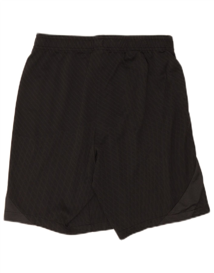 Nike Mens Dri Fit Slim Fit Sport Shorts Small Black Check Polyester