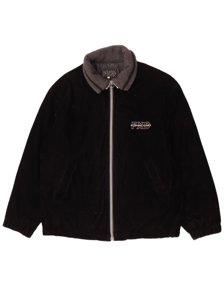 Foxhound Mens Corduroy Jacket UK 38 Medium Black