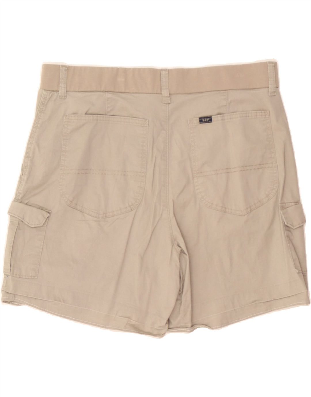 LEE Womens Cargo Shorts W34 Large Beige Vintage Lee and Second-Hand Lee from Messina Hembry 