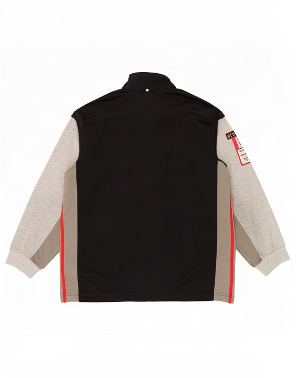 Adidas Mens Tracksuit Top Jacket XL Black Colourblock