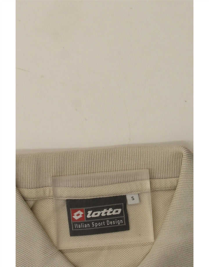 Lotto Mens Polo Shirt Small Beige