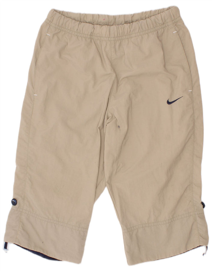 Nike Boys Tracksuit Trousers 5-6 Years Medium Beige Polyester