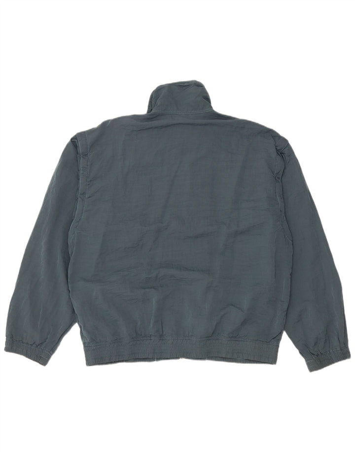 BELFE Mens Tracksuit Top Jacket UK 38 Medium Blue Colourblock Polyamide