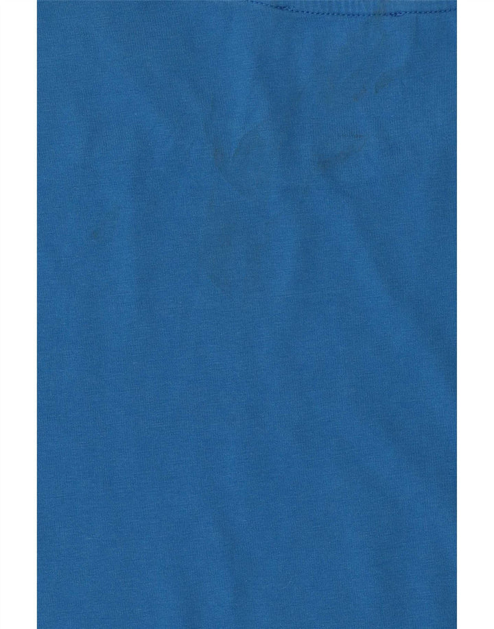 Trussardi Jeans Mens Graphic T-Shirt Top Medium Blue
