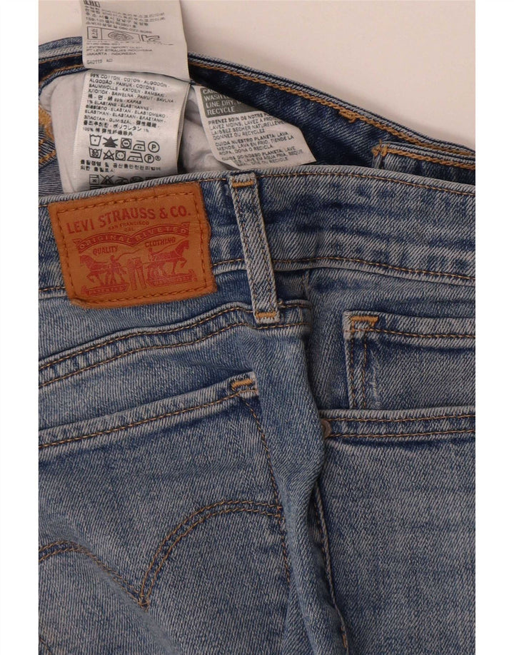Levi's Womens 712 Slim Jeans W31 L32 Blue Cotton