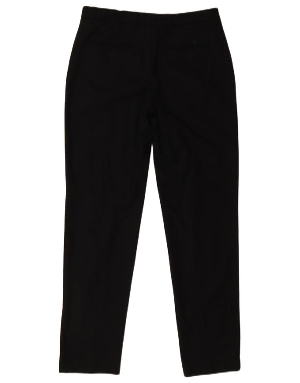 Marks & Spencer Womens Autograph Suit Trousers UK 10 Small W30 L30 Black