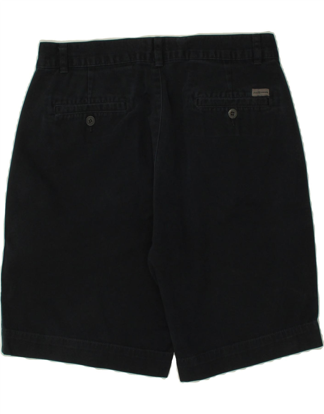 JULES Womens Chino Shorts IT 42 Medium W30  Navy Blue Cotton Vintage Jules and Second-Hand Jules from Messina Hembry 