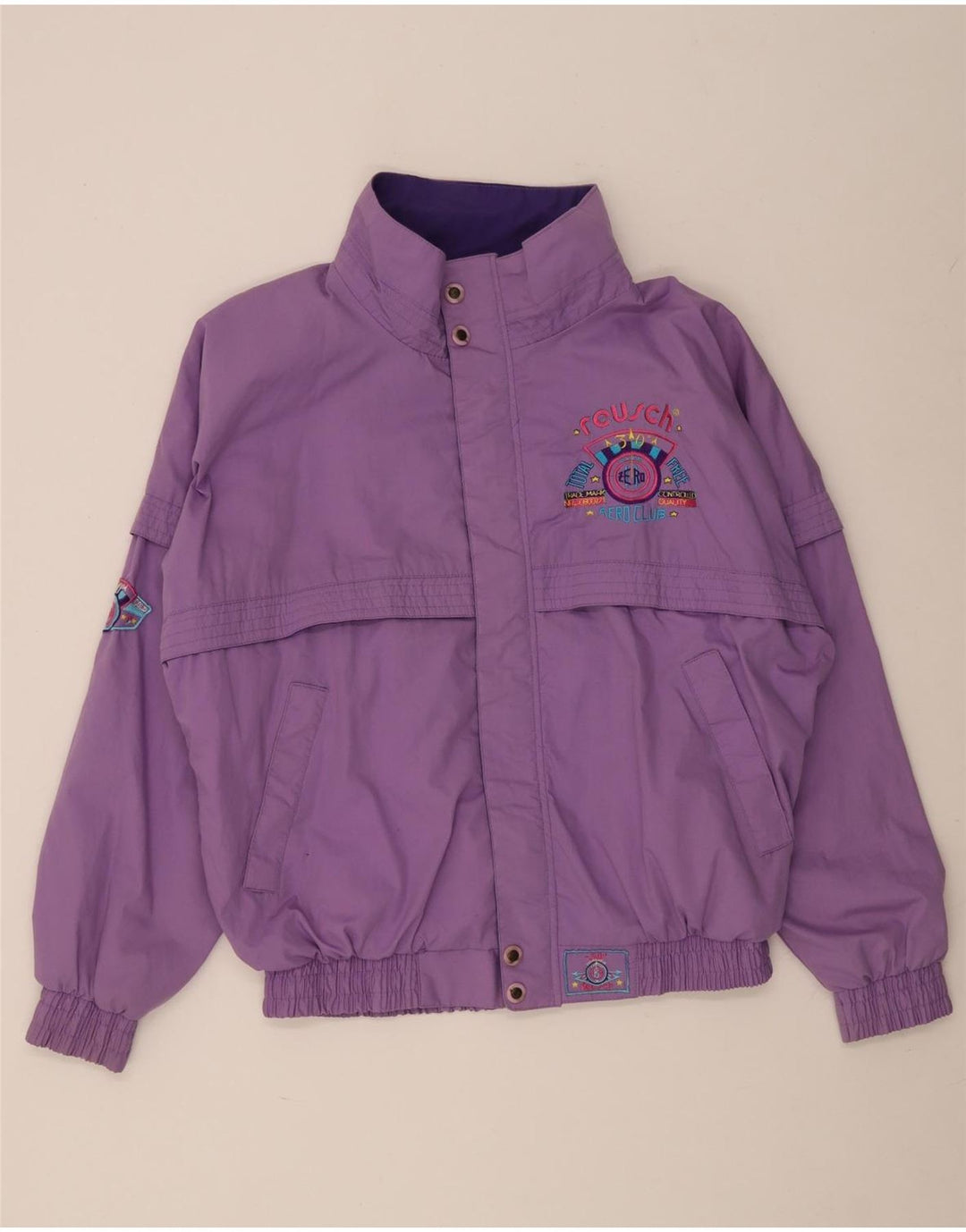 Reusch Mens Graphic Full Tracksuit XL  Purple Polyester