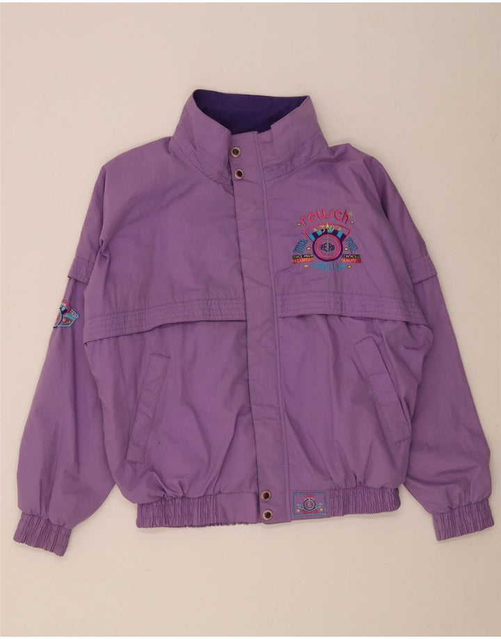 Reusch Mens Graphic Full Tracksuit XL  Purple Polyester