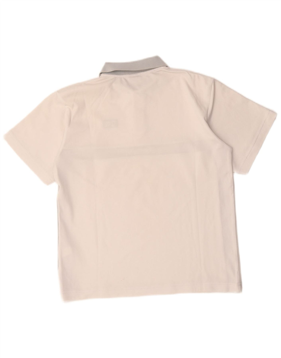 Fila Boys Polo Shirt 11-12 Years Medium White Colourblock Polyester