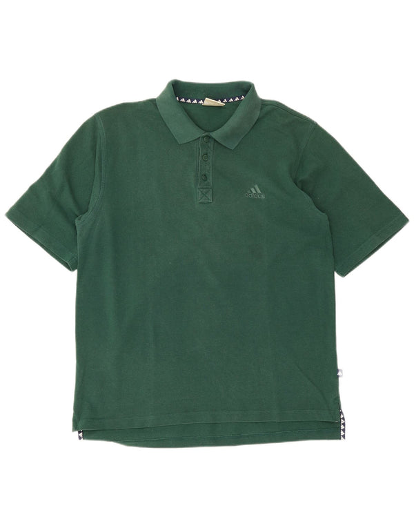 Adidas Mens Polo Shirt Large Green