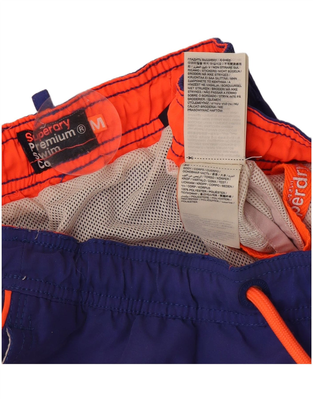 Superdry Mens Swimming Shorts Medium  Purple Polyester