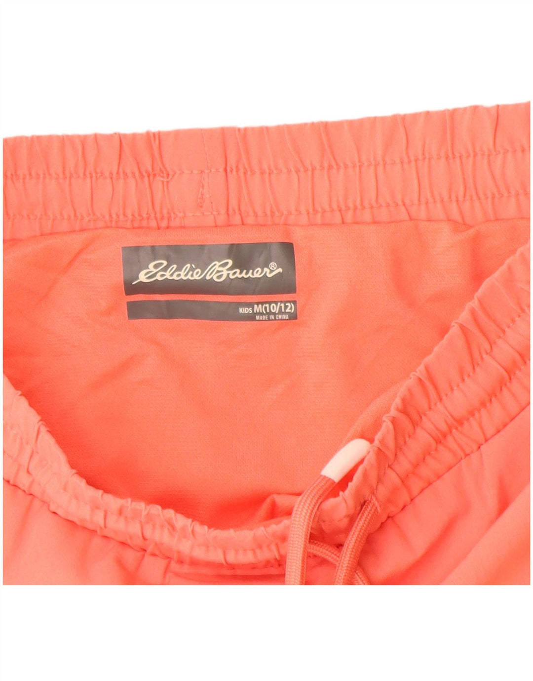 Eddie Bauer Girls Sport Shorts 10-11 Years Medium  Orange Polyester