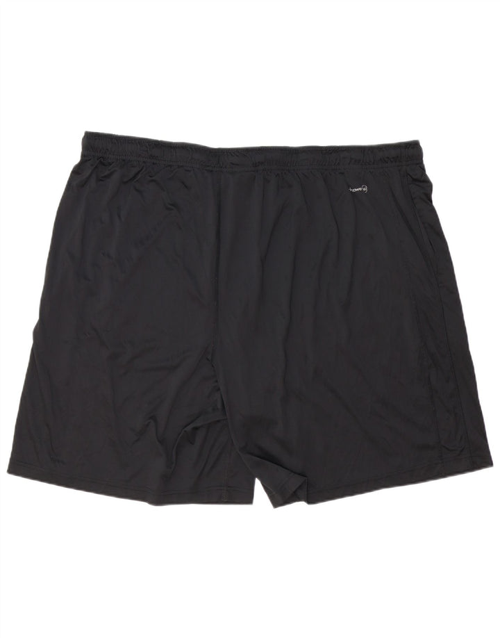 RUSSELL ATHLETIC Mens Sport Shorts 3XL Black Polyester
