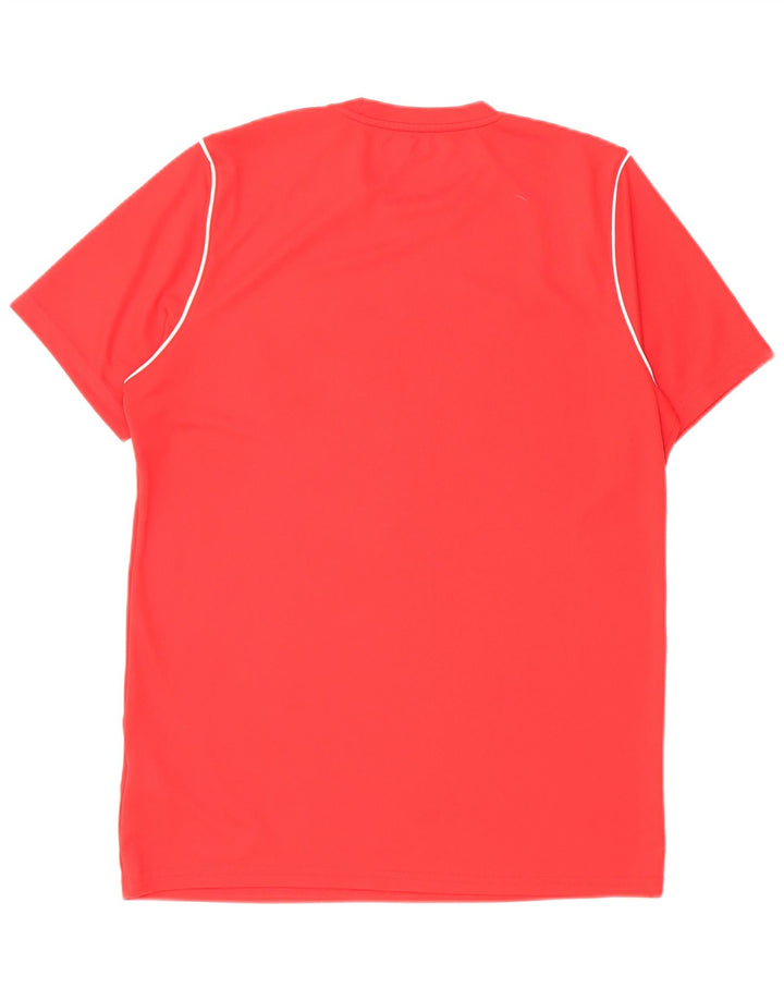 Nike Mens Dri Fit Slim Fit T-Shirt Top Large Red Polyester