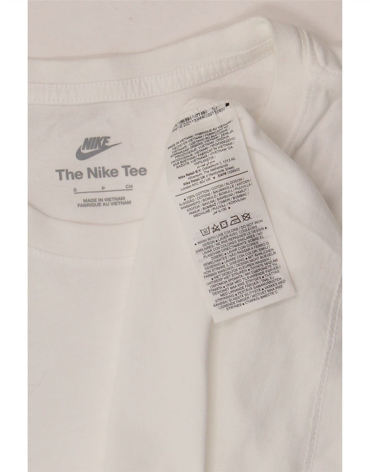 Nike Mens T-Shirt Top Small White Cotton