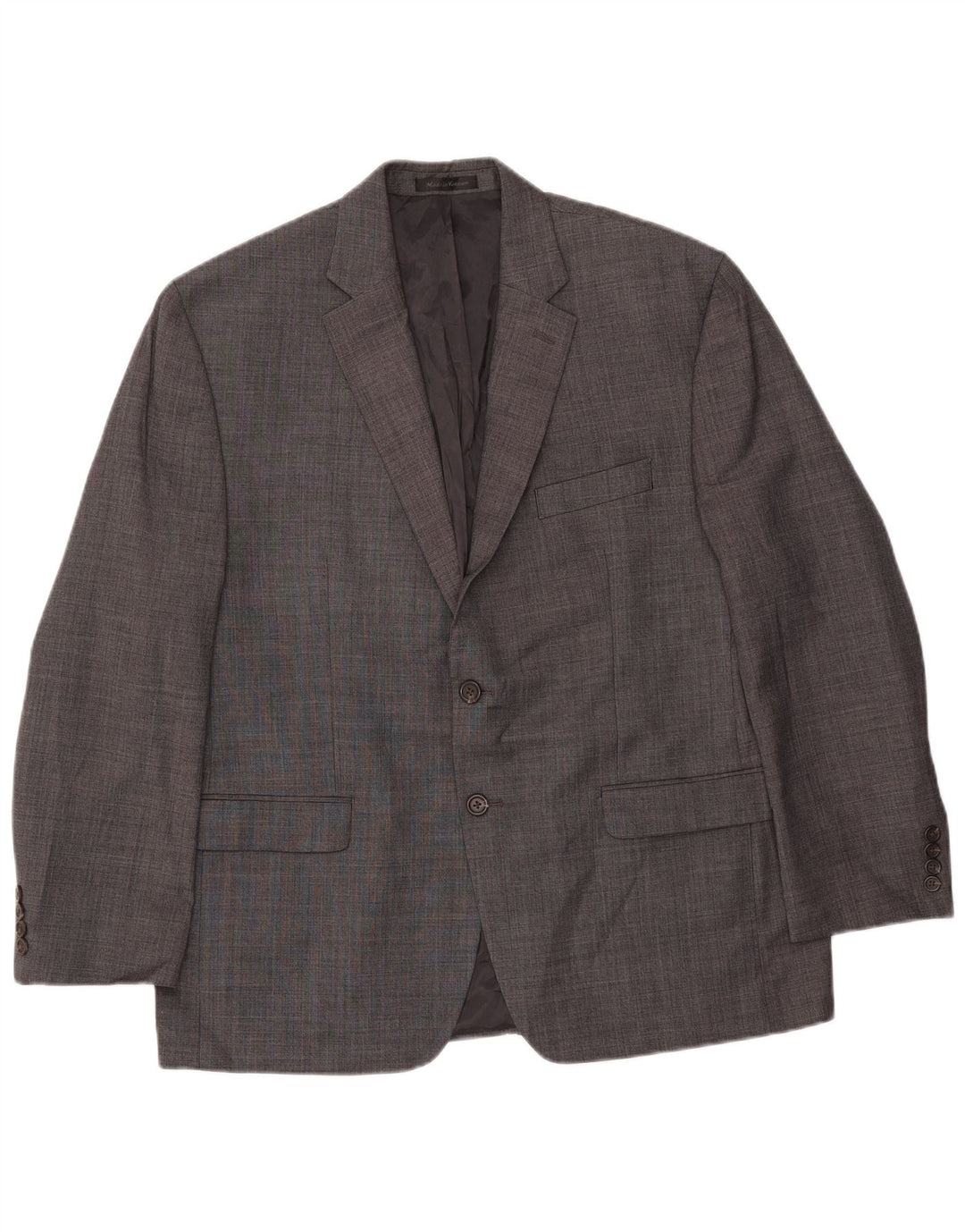 CHAPS Mens 2 Button Blazer Jacket UK 44 2XL Grey Wool