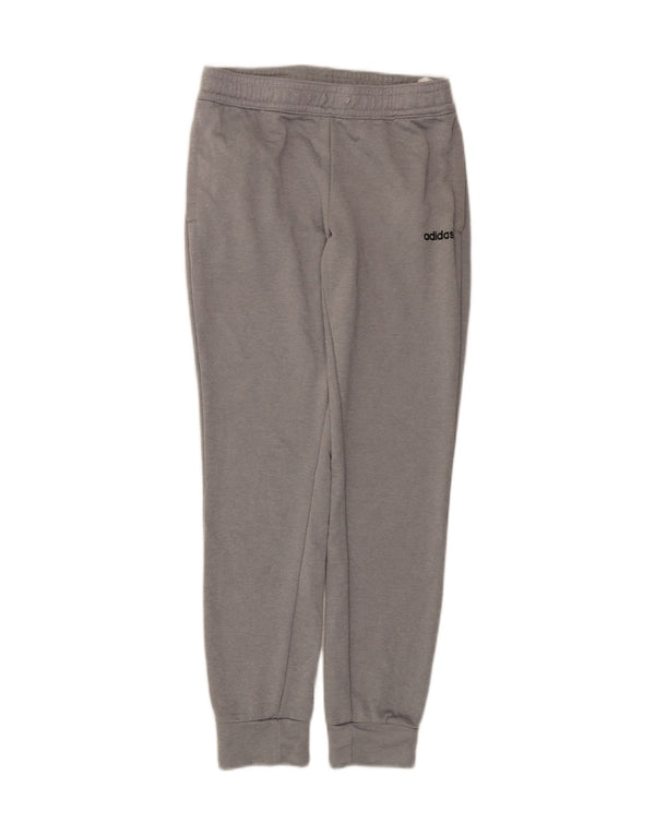 Adidas Womens Tracksuit Trousers Joggers UK 8/10 Small  Grey Polyester