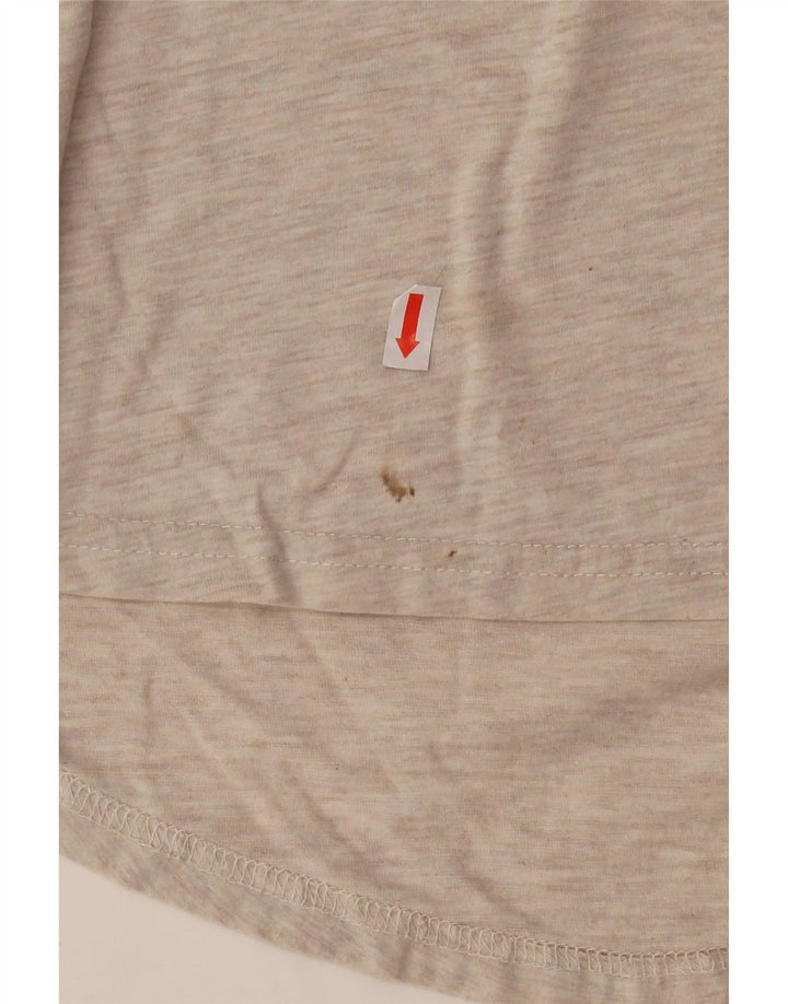 TED BAKER Womens Graphic T-Shirt Top Size 4 Large Beige Cotton Vintage Ted Baker and Second-Hand Ted Baker from Messina Hembry 