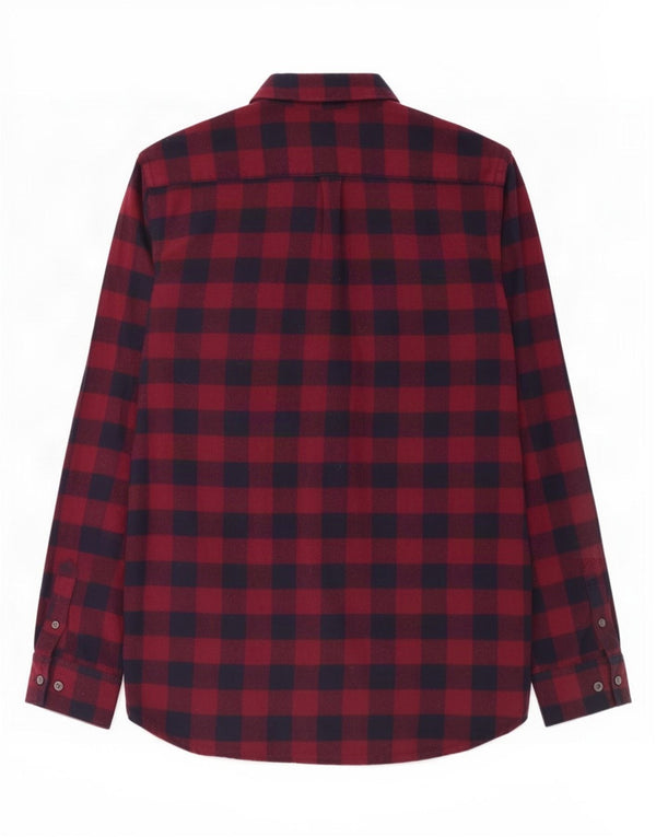 French Connection Mens Flannel Shirt Large Red Gingham