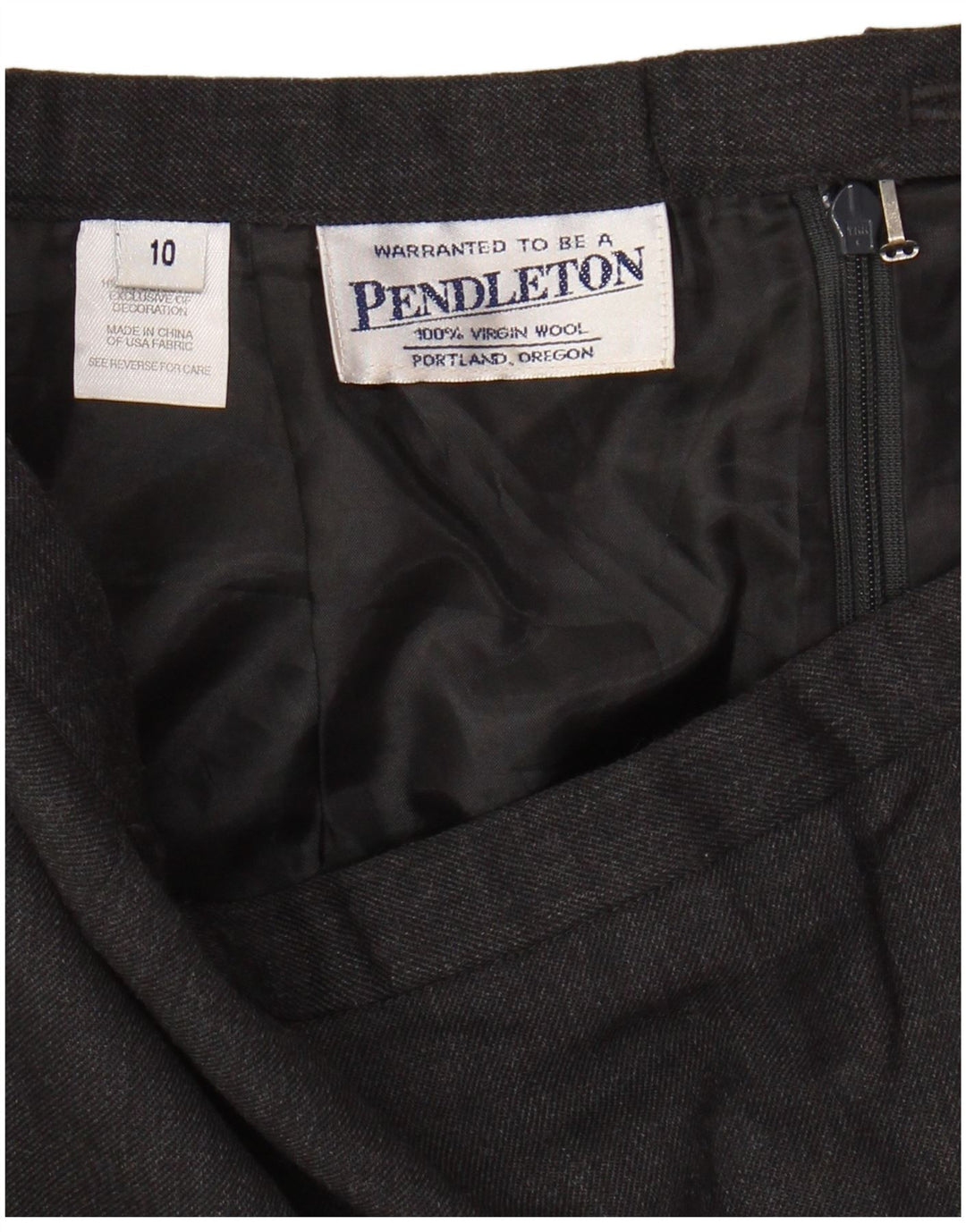 PENDLETON Womens Maxi Skirt US 10 Medium W28  Grey Floral Virgin Wool