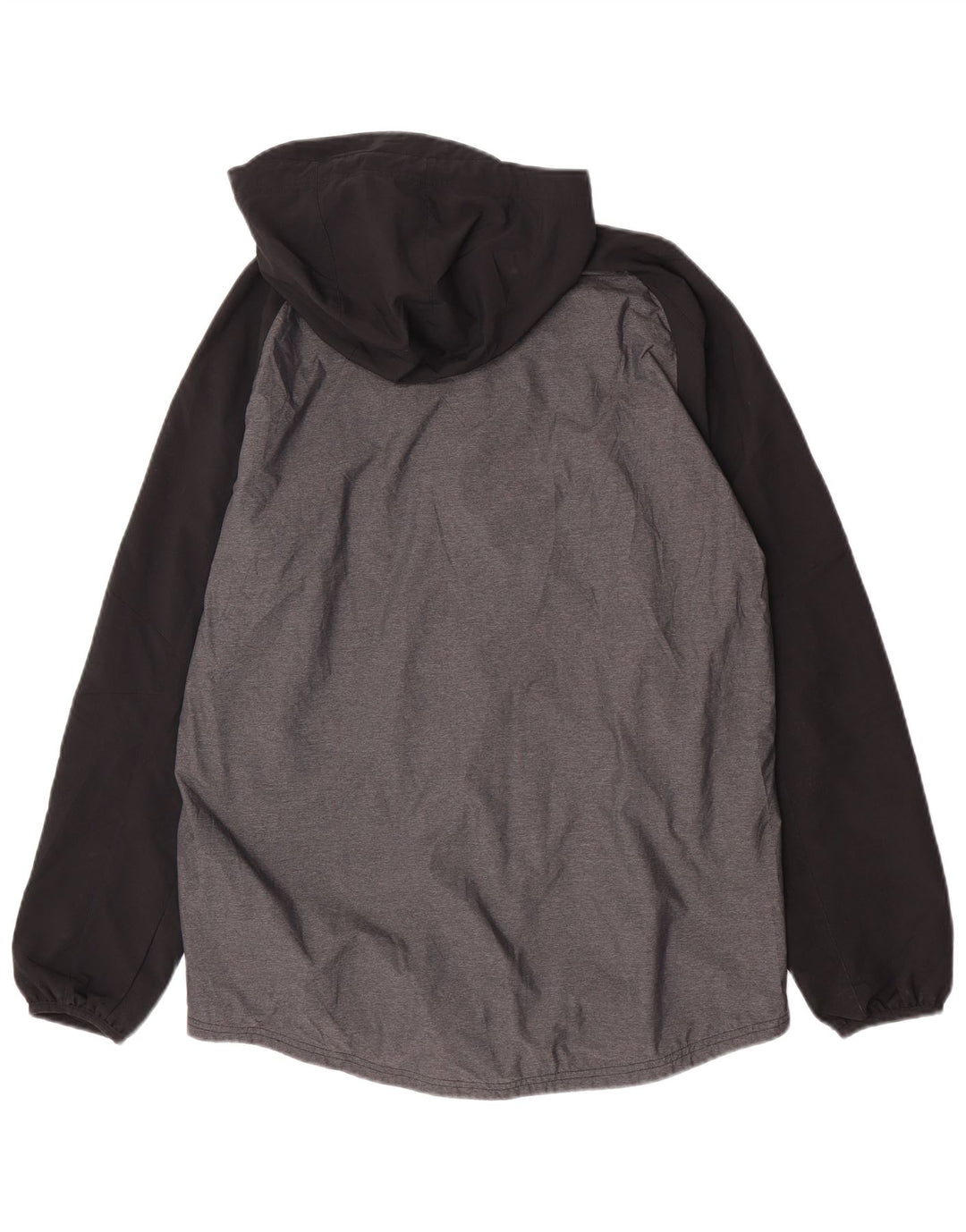 Adidas Mens Redhawk Graphic Rain Jacket UK 38 Medium Grey Colourblock