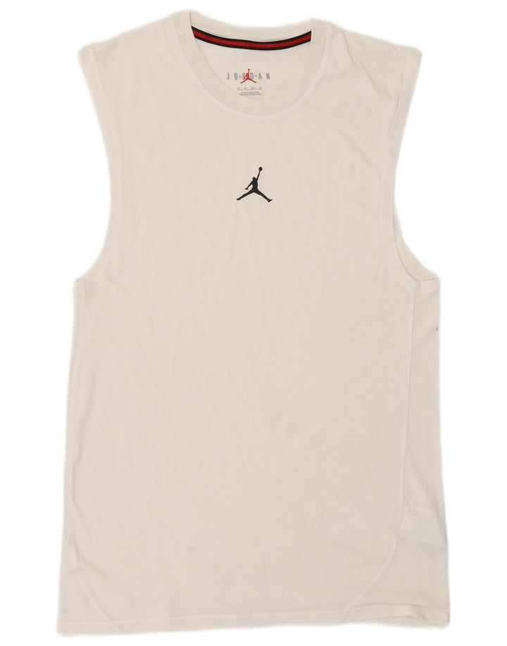 Jordan Mens Vest Top XS White Cotton
