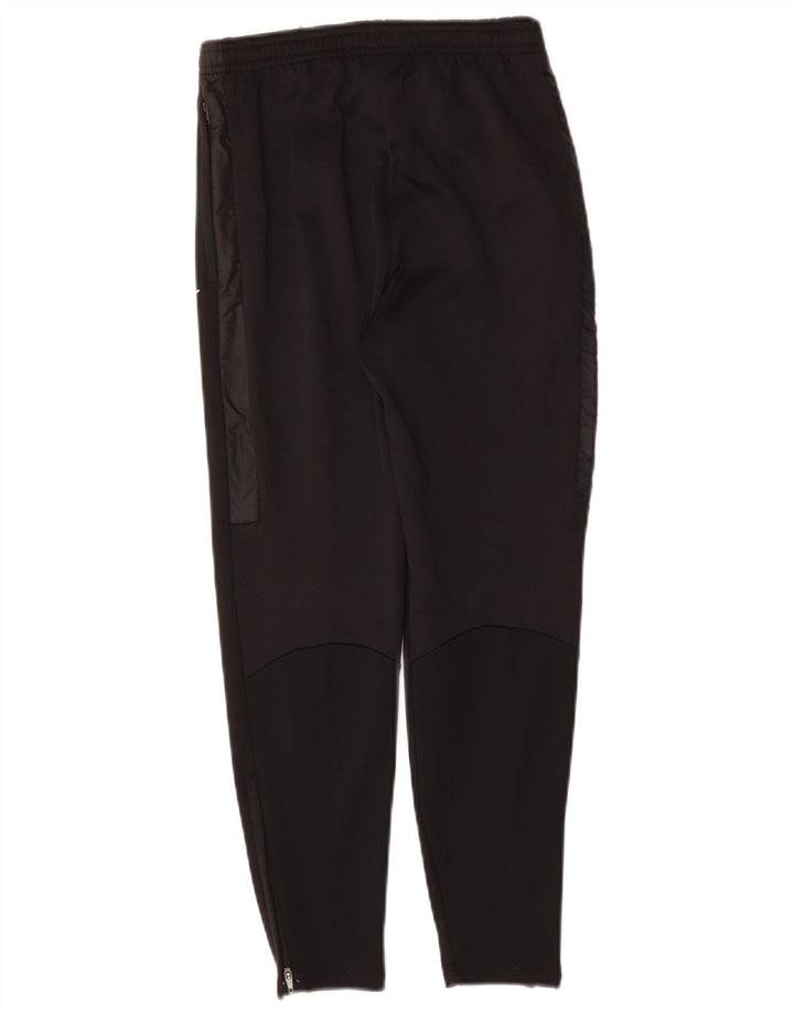 NIKE Boys Tracksuit Trousers 10-11 Years Medium Black Polyester
