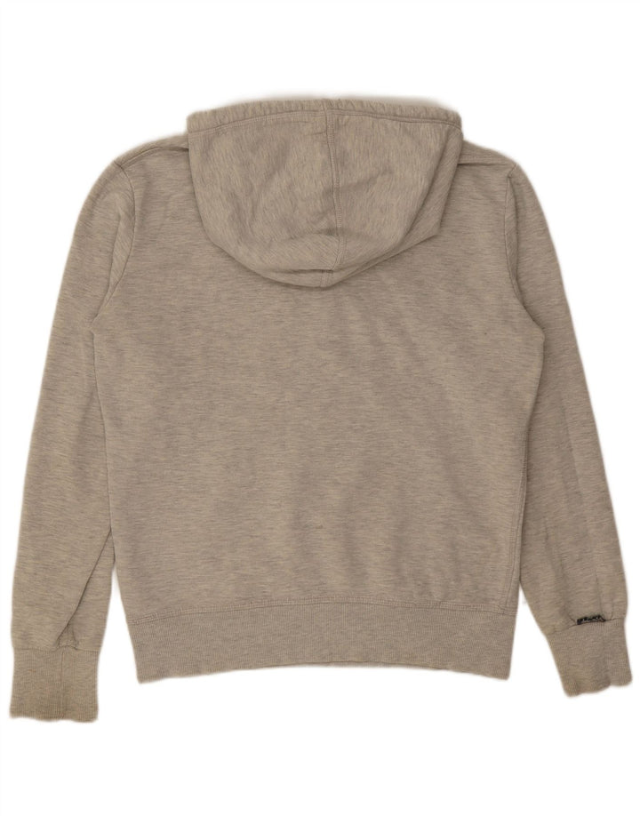 Superdry Mens Graphic Hoodie Jumper Medium Grey Cotton