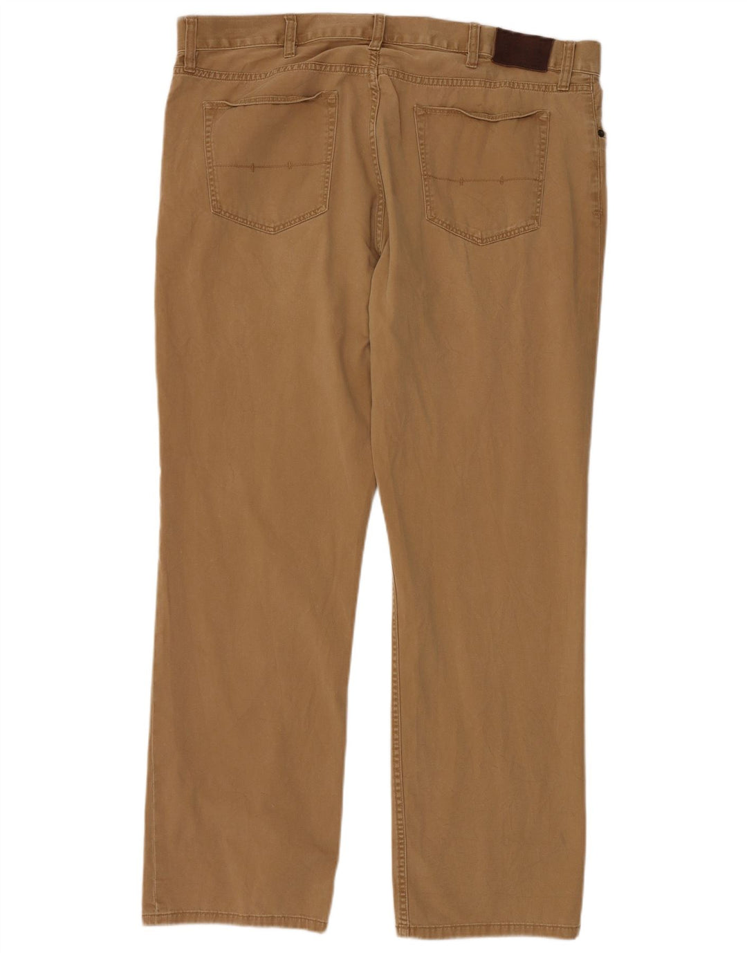 RALPH LAUREN Mens Straight Casual Trousers W42 L32 Beige Cotton