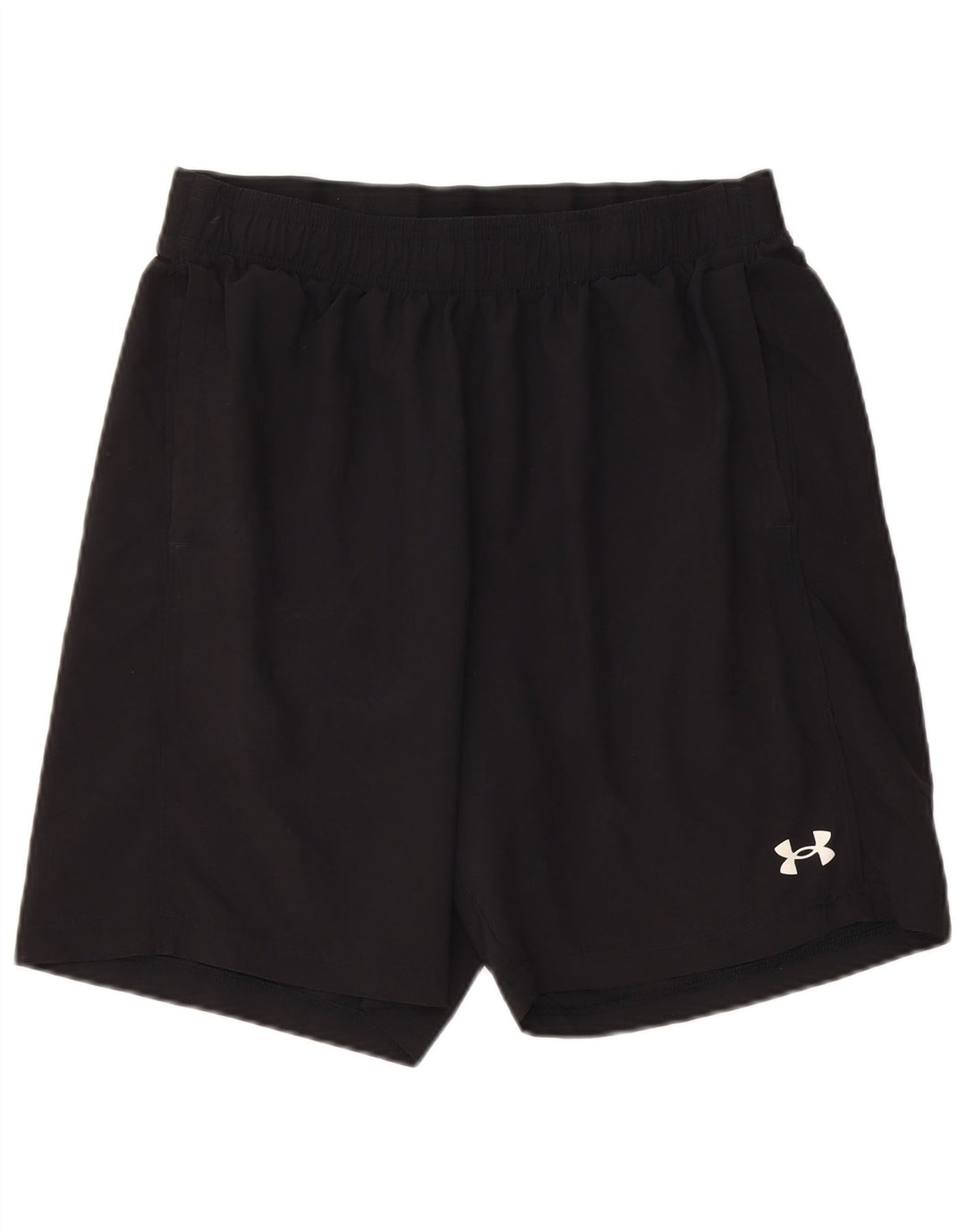 UNDER ARMOUR Mens Graphic Sport Shorts Large  Black Polyester