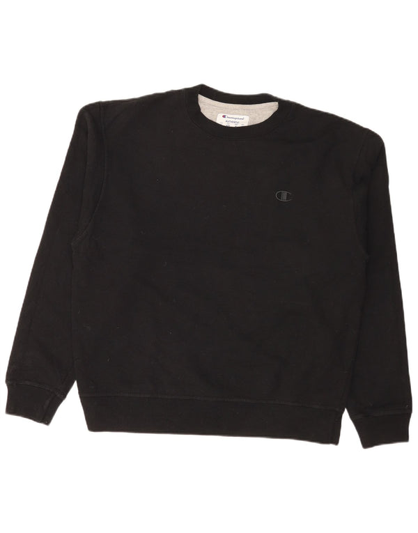 Champion Mens Sweatshirt Jumper Medium Black