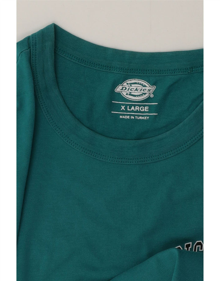 DICKIES Mens Graphic T-Shirt Top XL Turquoise